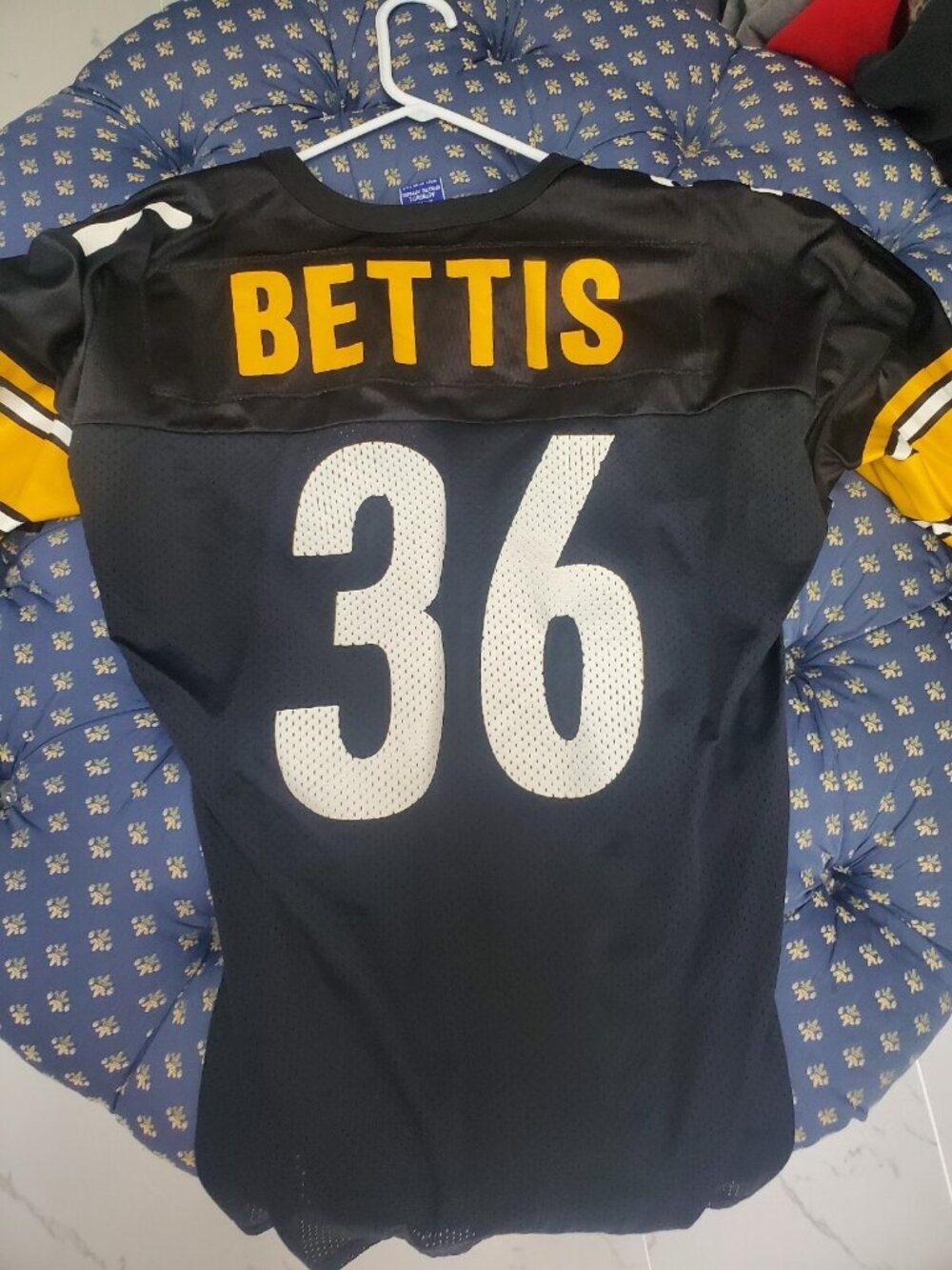 Vintage Champion Jerome Bettis Jersey Pittsburgh Steelers #36 Black Size 44